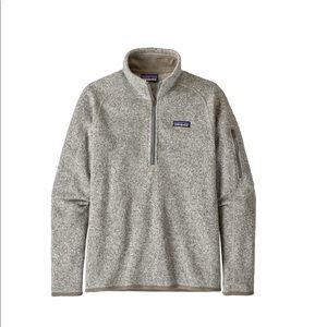 Patagonia 1/4 Zip Better Sweater Birch Gray Small